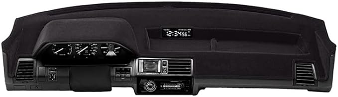 Coverking Dash Cover Mat Pad Custom Designed for Select Dodge Durango Dashboards: Velour Material, Black