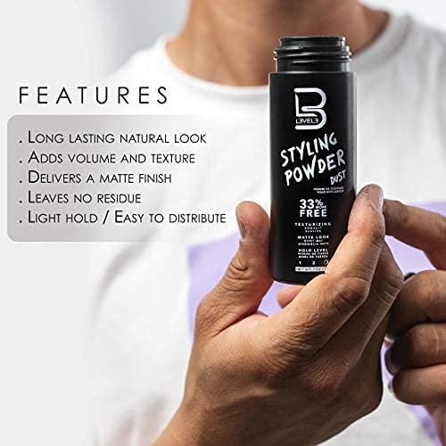 Level 3 Men's Styling Powder | Natural Look | Easy Application, No Grease