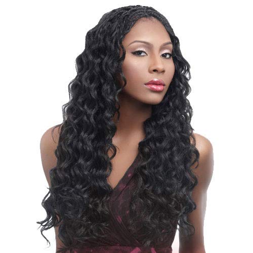 Harlem125 Synthetic Hair Braids Kima Braid Ocean Wave 20'' (4-Pack, P1B/27)