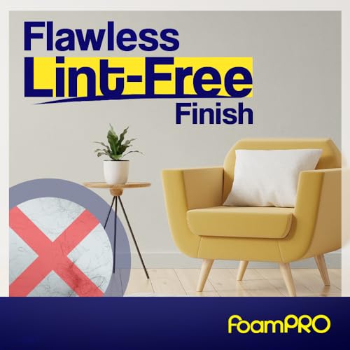 FoamPRO 209 Foam Paint Roller - 9" x 3/16" Foam Paint Roller for Many Unique Applications - Durable, Reliable, & Lint-Free Finish