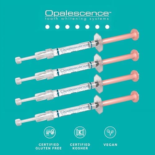 Opalescence 35% Gel Syringes Teeth Whitening - Refill Kit (2 Pack / 4 Syringes Total) Carbamide Peroxide. Made by Ultradent, in Melon Flavor. Tooth Whitening Refill Syringes 5404-1