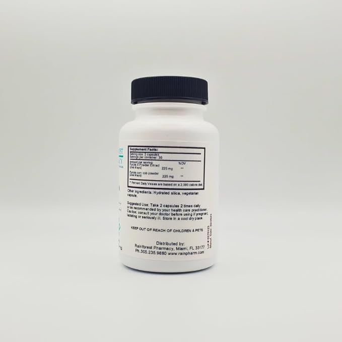 Purple Max - 60 Vegetable Capsules | Wildcrafted Natural Purple Corn Cob & Extract and 15% Phenolic Compound | Non-GMO, Herbal Supplement
