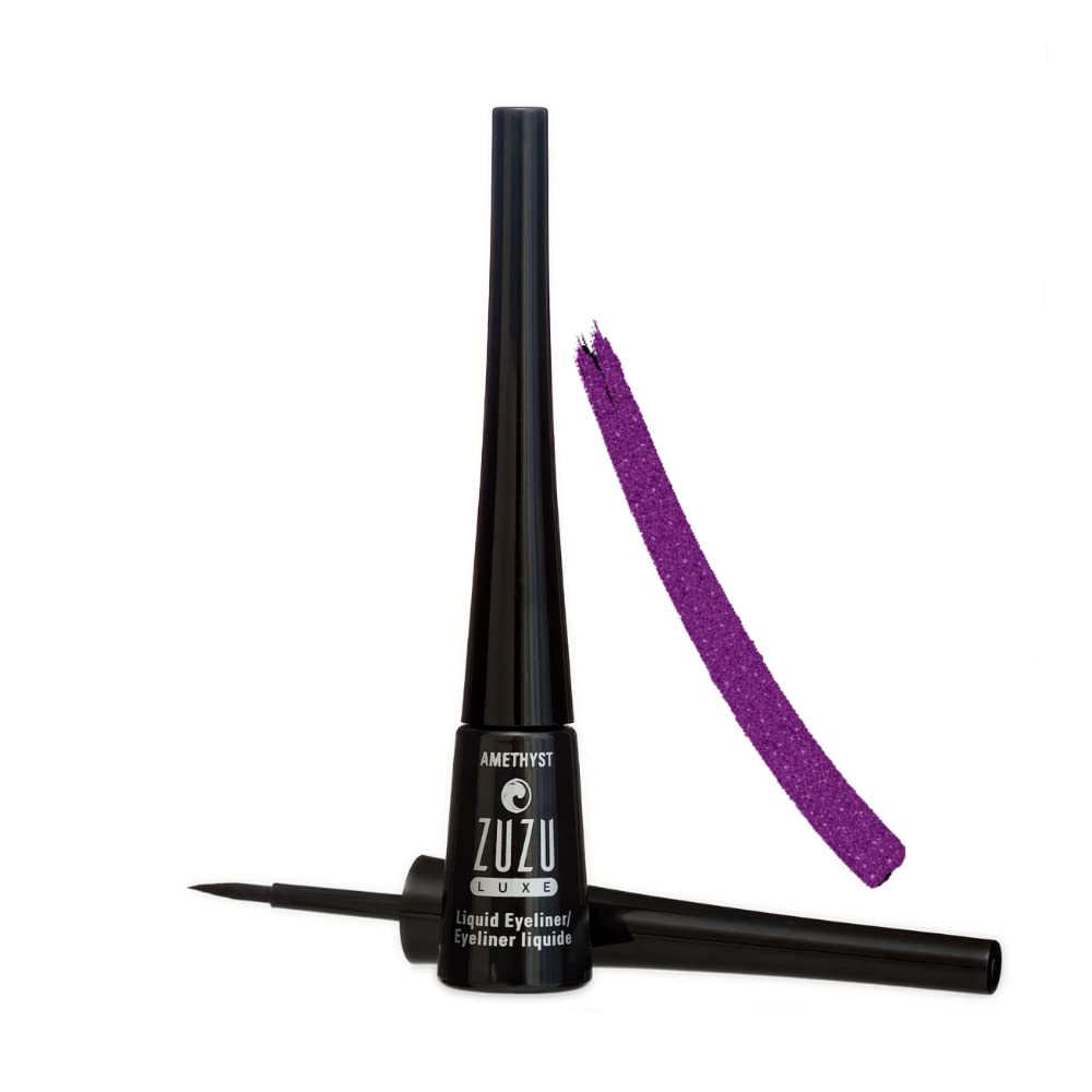 Zuzu Luxe, Vegan, Liquid Eyeliner (Amethyst),.1 Oz