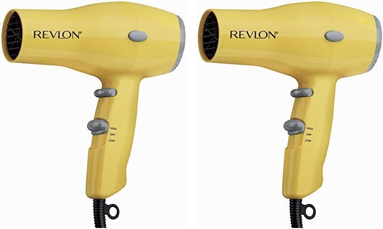 REVLON 1875W Travel Hair Dryer – Lightweight, Salon-Style Blowouts | Black