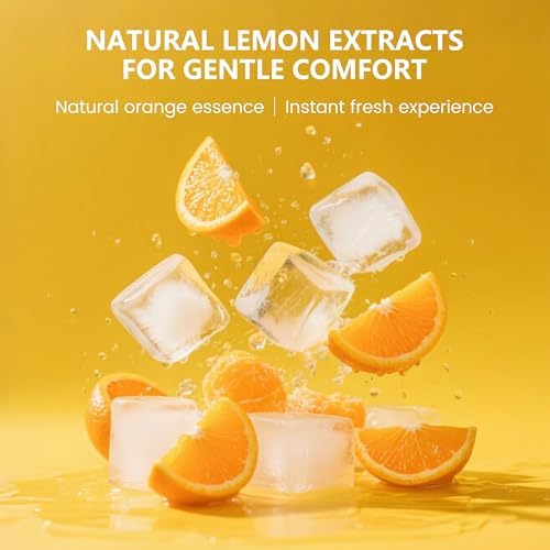 Oral Spray – Fresh Breath, Dual Cooling Experience & Convenient On-The-Go Design – Perfect for Freshening Breath Anywhere, Anytime (Orange, 2 Count)