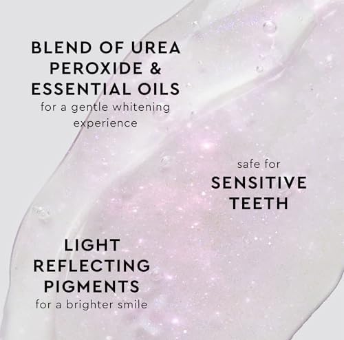 MOON Teeth Whitening Pen - Gentle on Sensitive Teeth, Whitens with Antioxidants & Essential Oils - Vegan Whitening Gel in an Easy Applicator - Vanilla Mint