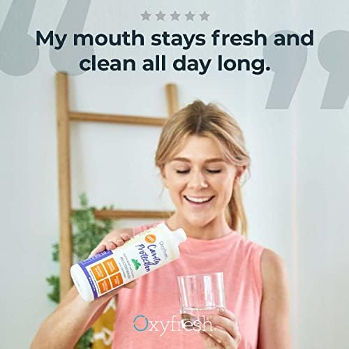Oxyfresh Cavity Protection Fluoride Mouthwash – Anticavity Mouthwash for Sensitive Teeth – Non-Staining, Alcohol Free – Lasting Fresh Breath. 16 oz.