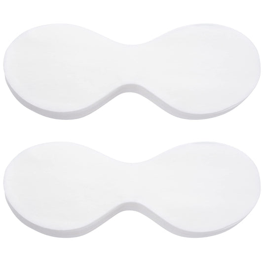 Pagow 200 Sheets Disposable Non Woven Eye Care, Cotton Paper Facial Eye Pads Spa, Diy Clear Eye Mask Paper Beauty Sheets For Ski