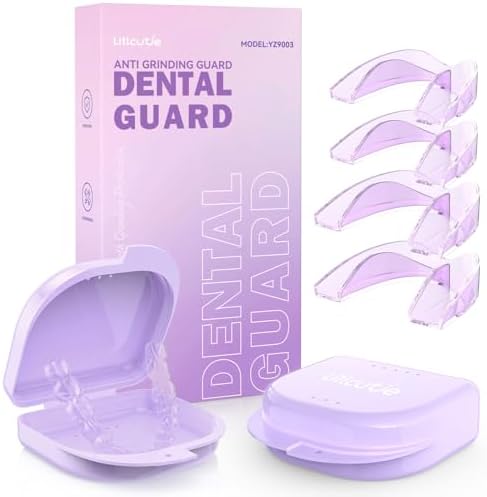 Mouth Guard for Women,2 Sizes (4 Pack) Mouth Guard for Grinding Teeth at Night,Night Guards for Sleeping