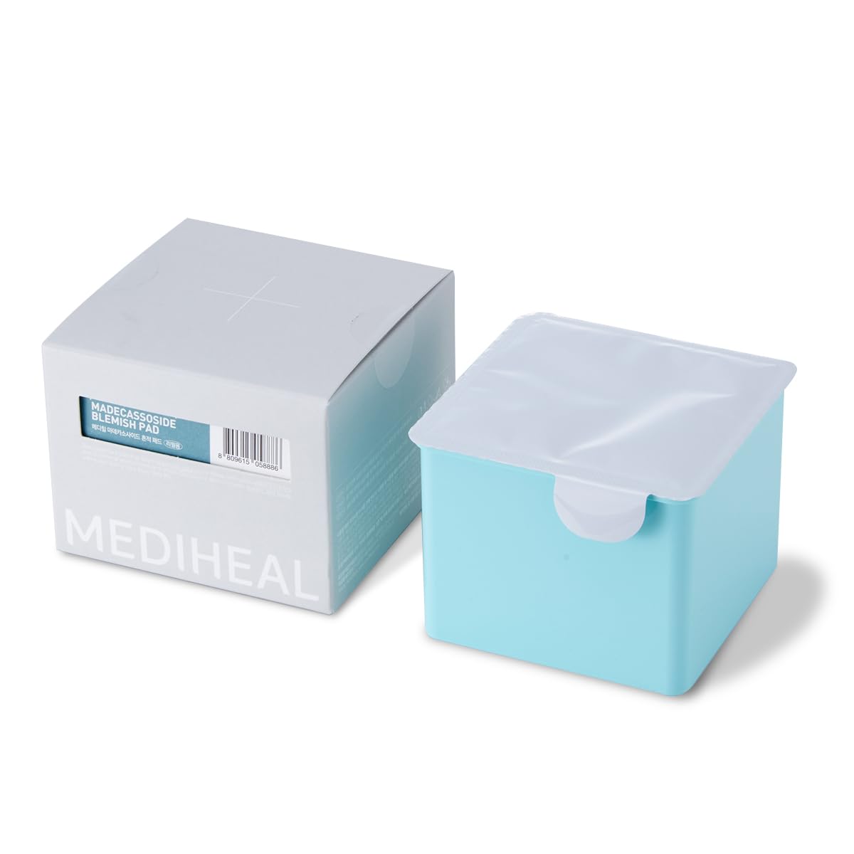 (Only Refill) Mediheal Madecassoside Blemish Pad (100 Pads) - Cotton Facial Toner Pads For Anti Blemish To Improved Uneven Skin