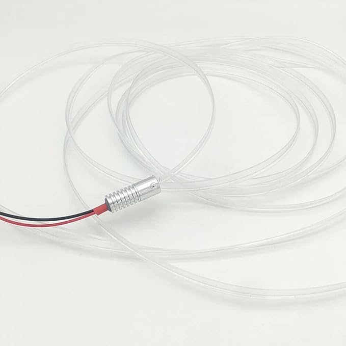 3m/9.8ft 5m/16ft Car Home LED Strip Ambient Light 2mm Plastic Optic Fiber Cable Skirt Tube Kit with 12V LED Light Source Illuminator (Purple,5m/16ft)
