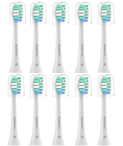 Toothbrush Replacement Heads Compatible with Philips Sonicare Replacement Heads, Electric Brush Head for 4100 5100 6100 9023 W Optimal Plaque Control 10 Pack