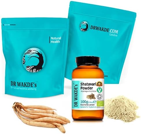 DR WAKDE'S Organic Shatavari Powder (Asparagus racemosa) - 1Kg (2.2lb) | Pure, Raw & Dried Powder | Ayurvedic Herb | Vegan | Nothing Added, Nothing Removed | Same Day Dispatch