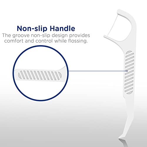 Orthodontic Flossers for Braces - Ortho Dental Floss Picks, 100 Count (Pack of 2), with a Travel Case