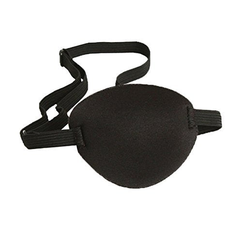 Dnhcll Adults And Kids Black Adjustable Soft And Comfortable Sponge Eye Patch Strabismus Eye Mask With Buckle For Recovery Eye A