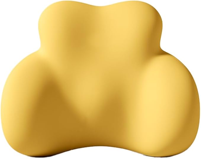 Car Lumbar Support Pillow for Honda Prologue 2025 Memory Foam Back Support Cushion Breathable Car Seat Lumbar Pad Accessories,Yellow