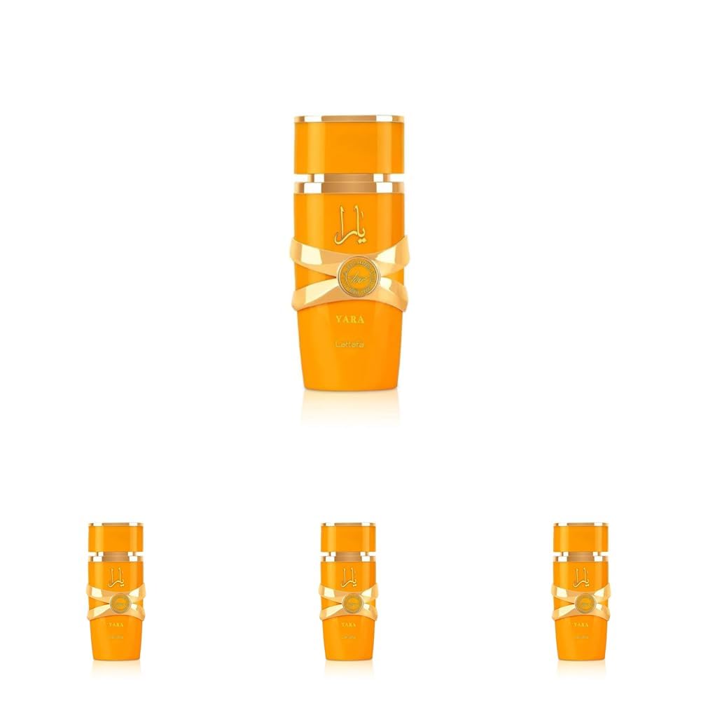 Lattafa Women's Fragrance Bundle | 2 x 3.4 Oz Yara & Yara Candy Eau De Parfum