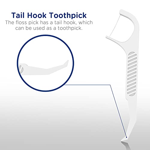 Orthodontic Flossers for Braces - Ortho Dental Floss Picks, 100 Count (Pack of 2), with a Travel Case