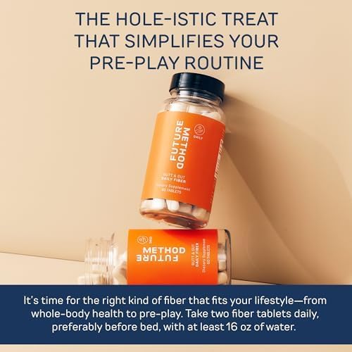 FUTURE METHOD Fiber Blend with Acacia & Psyllium Husk (60ct) and Synbiotic Probiotic + Prebiotic Complex (60ct) – Gut-Friendly Daily Support