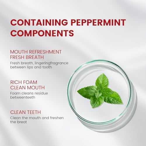 SP-6 Probiotic Whitening Toothpaste for Teeth Whitening and Gum Health,Fresh Mint Flavor,Daily Use for Oral Care (3packs, Fresh Mint)