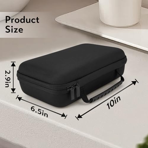 Water Flosser Travel Case, Portable Oral Irrigator Organizer, Sturdy Storage Case for Flosser, Electric Toothbrush, Toothpaste and Irrigator Accessories (Case Only) - Black