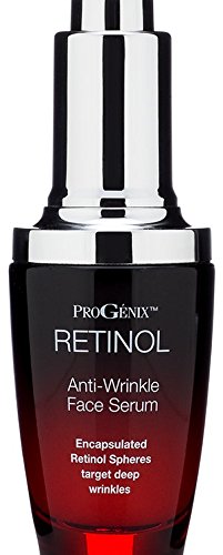 Progenix Professional Skin Care Retinol Face Serum Skin Care Booster. Anti-Wrinkle Facial Serum Targets Deep Wrinkles & Dark Spo