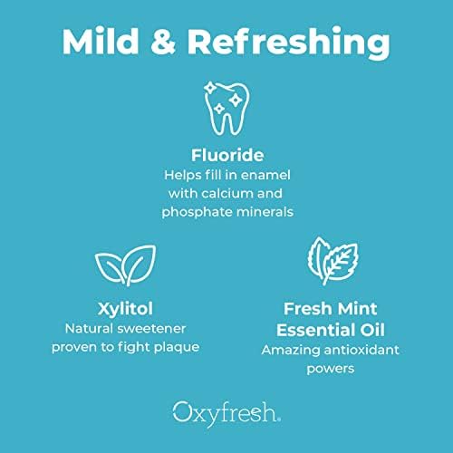 Oxyfresh Cavity Protection Fluoride Mouthwash – Anticavity Mouthwash for Sensitive Teeth – Non-Staining, Alcohol Free – Lasting Fresh Breath. 16 oz.