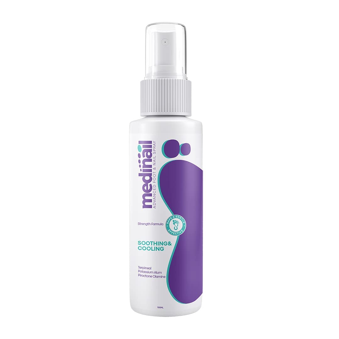 Medinail Nail Repair Spray, Advanced Foot And Nail Spray, Hand And Toenail Repair Spray And Nail Strengthener (3.38 Fl Oz (Pack
