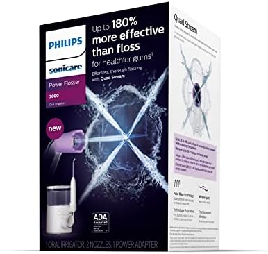 Philips Sonicare Power Flosser 3000, White, HX3711/20