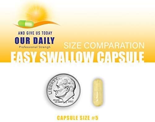 Our Daily Vites L-Methylfolate B Complex Cofactors & Essential Amino Acids (15mg) - Active Folate, Methylated B12 Methylcobalamin, B6 and Glycine - 60 Count