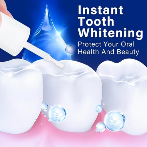 Tooth Paint, Instant Teeth Whitening Kit, Simple & Portable White Paint for Teeth - Regain Confident Smile