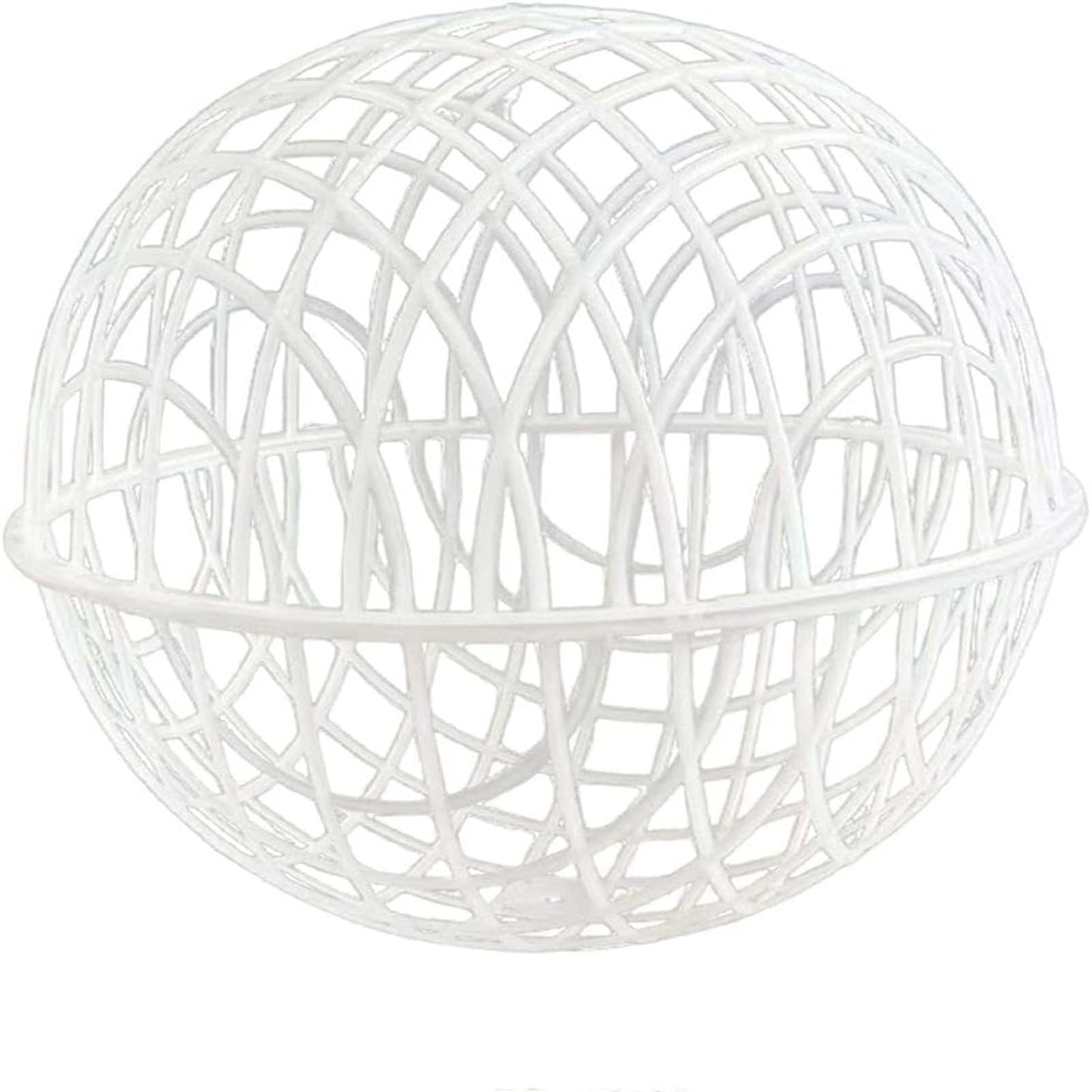 JIANGSS Chicken Coop Circular Cage For Mobile Poultry Fence Detachable Cage For To Dogs From Biting And Horses From Trampling Suitable For Chicks Rabbits And Birds,White,Medium