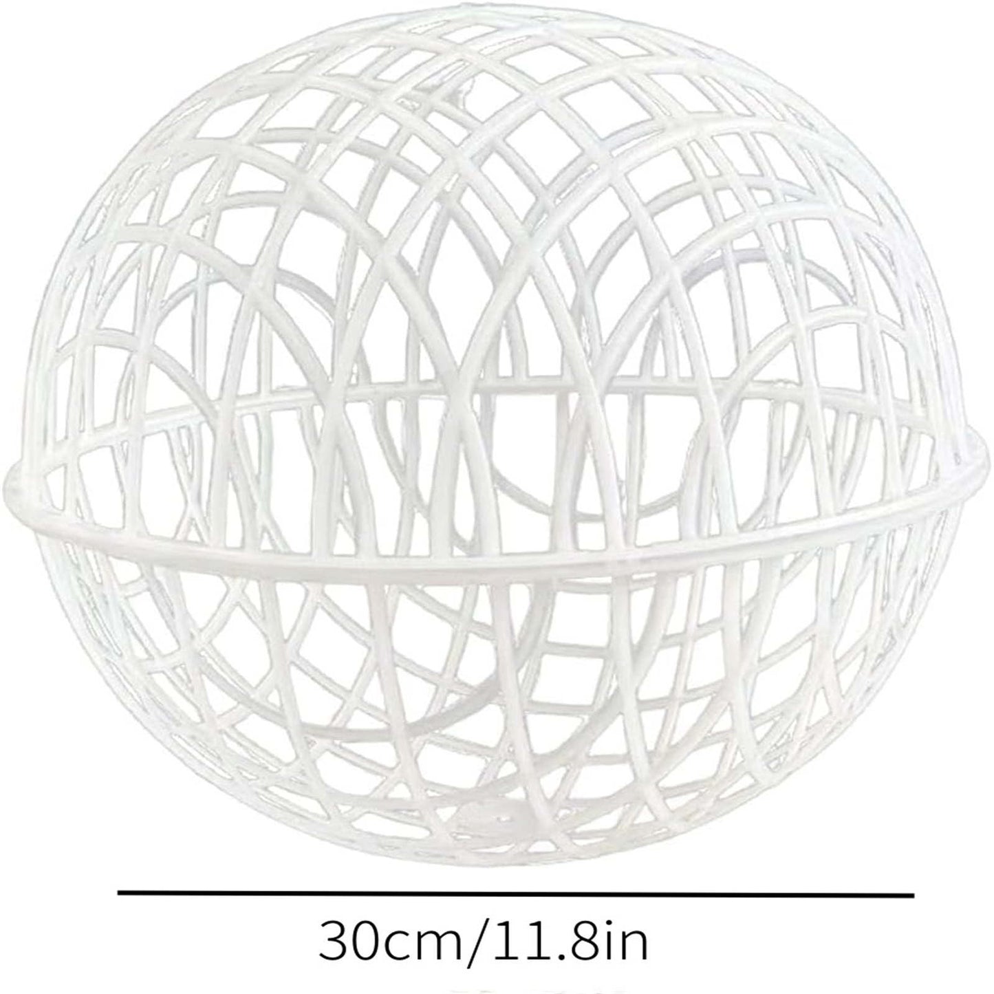 JIANGSS Chicken Coop Circular Cage For Mobile Poultry Fence Detachable Cage For To Dogs From Biting And Horses From Trampling Suitable For Chicks Rabbits And Birds,White,Medium