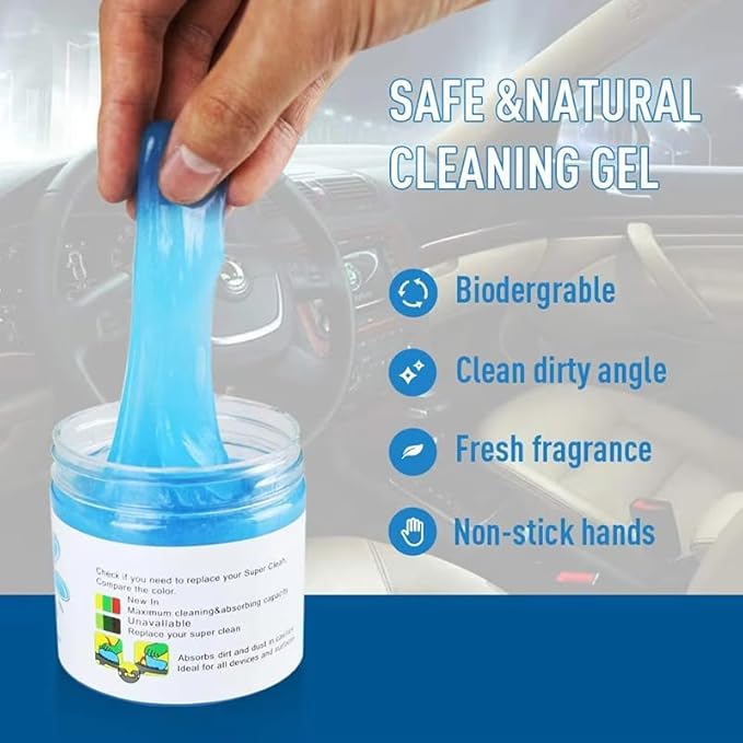 Car Cleaning Gel Compatible with Hyundai Accent, 200g Detailing Putty for Auto Vents, Dashboard, Cup Holders - Reusable Multifunctional Dust Remover,200g*1
