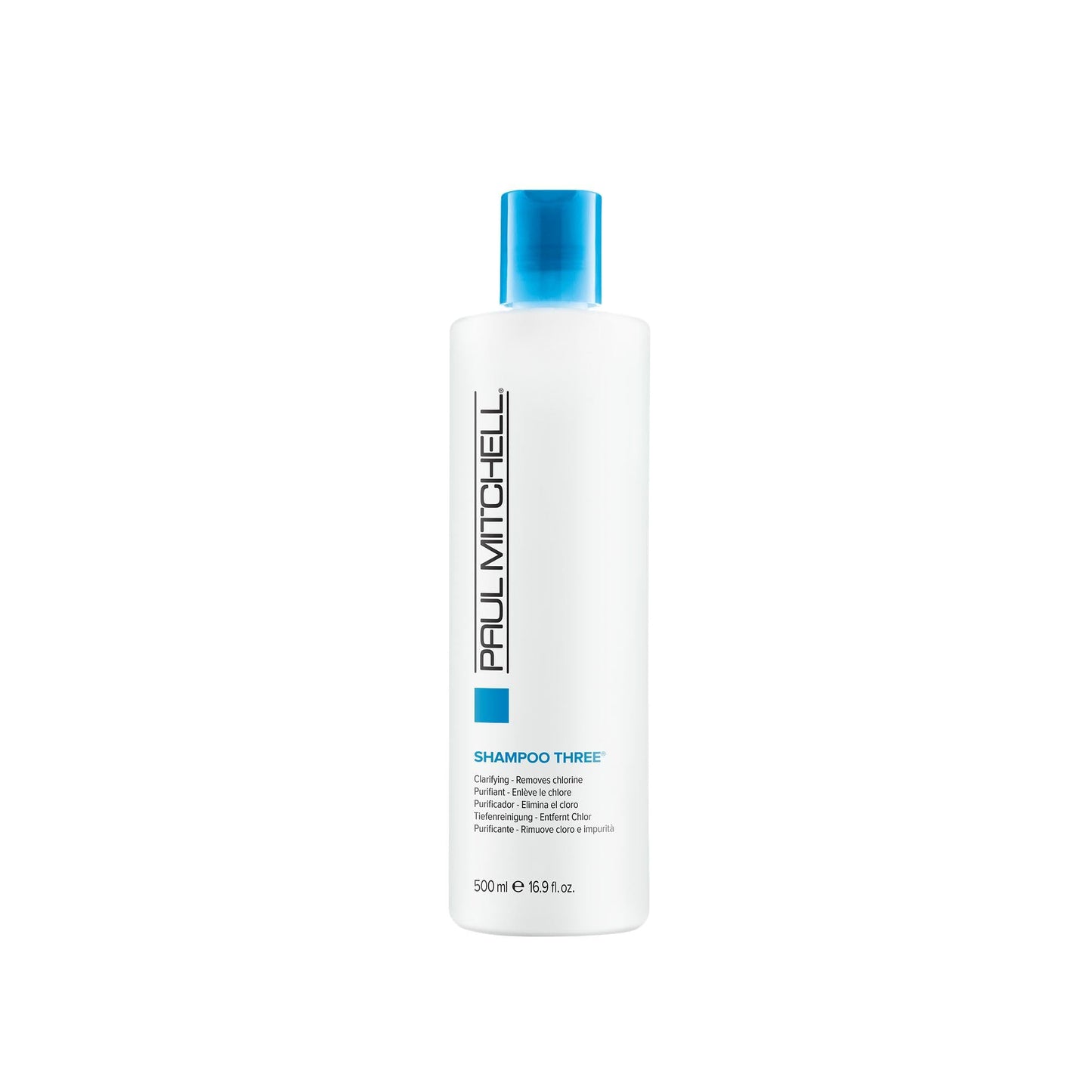 Paul Mitchell Shampoo Three, Clarifying, Removes Chlorine, For All Hair Types 16.9 Fl. Oz.