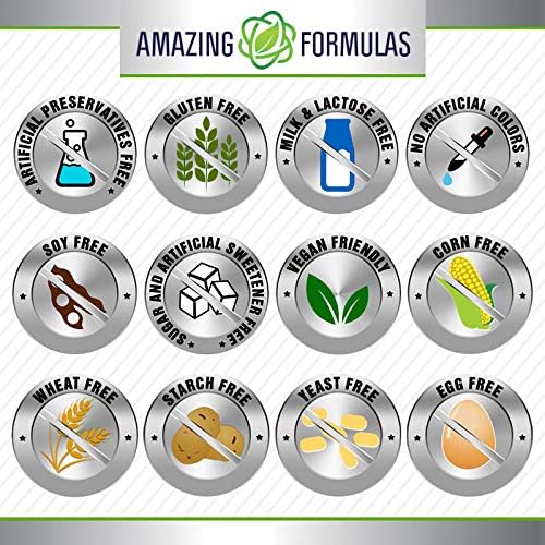 Amazing Formulas Melatonin Fast Dissolve 10 Mg 120 Tablets | Strawberry Flavor | Non-GMO | Gluten Free | Made in USA