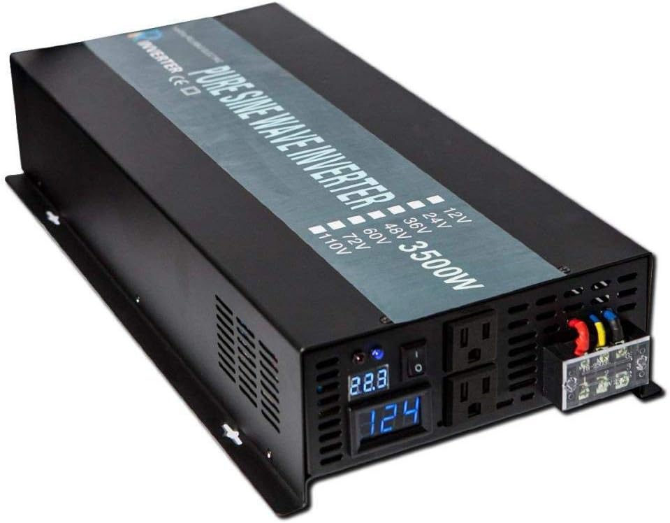 WZRELB For Civil Use 24vdc to 120vac Pure Sine Wave Power Inverter dc to ac converter Power Converter, (RBP350024B1)