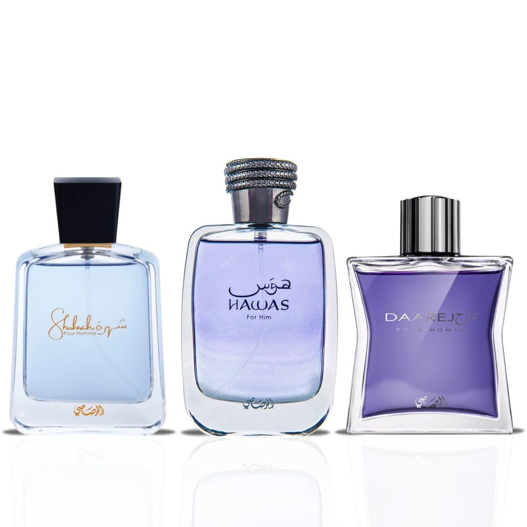 RASASI Hawas For Men | 100ML Long-Lasting Arabian Eau De Parfum - Bold Fragrance