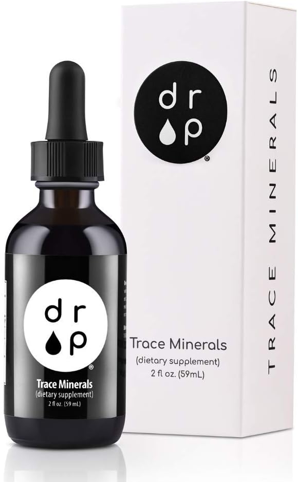 Drop Supplements Organic Trace Minerals, Elderberry, Vitamin B12 and Vitamin D3+K2 Drops Bundle