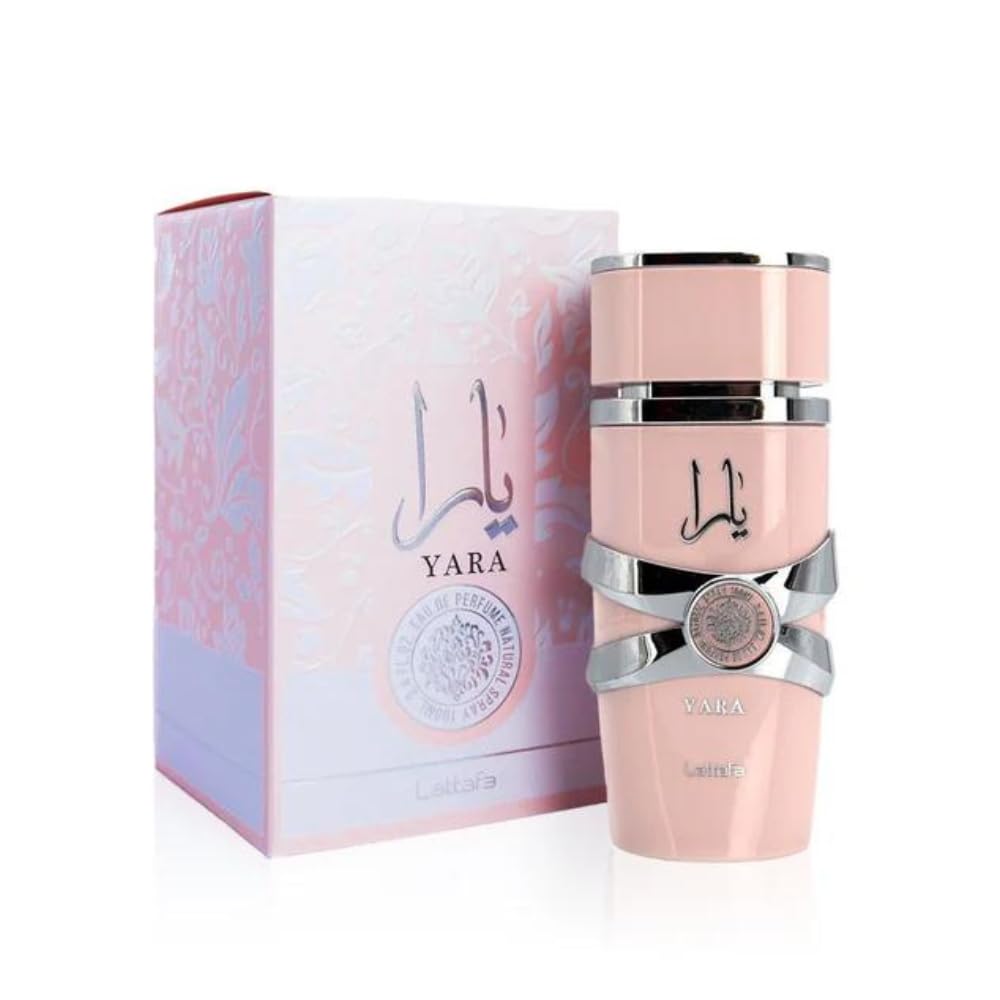 Yara Tous Eau de Parfum Spray for Women | 3.4 Oz | Pack of 4 | Lattafa