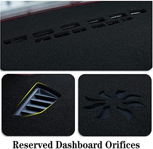 Dash Covers Mat for Jeep Wrangler JK 2007-2017,Polyester Car Dash Board Cover,Dashboard Protecter Cover,Car Dashboard Cover Pad,Blue