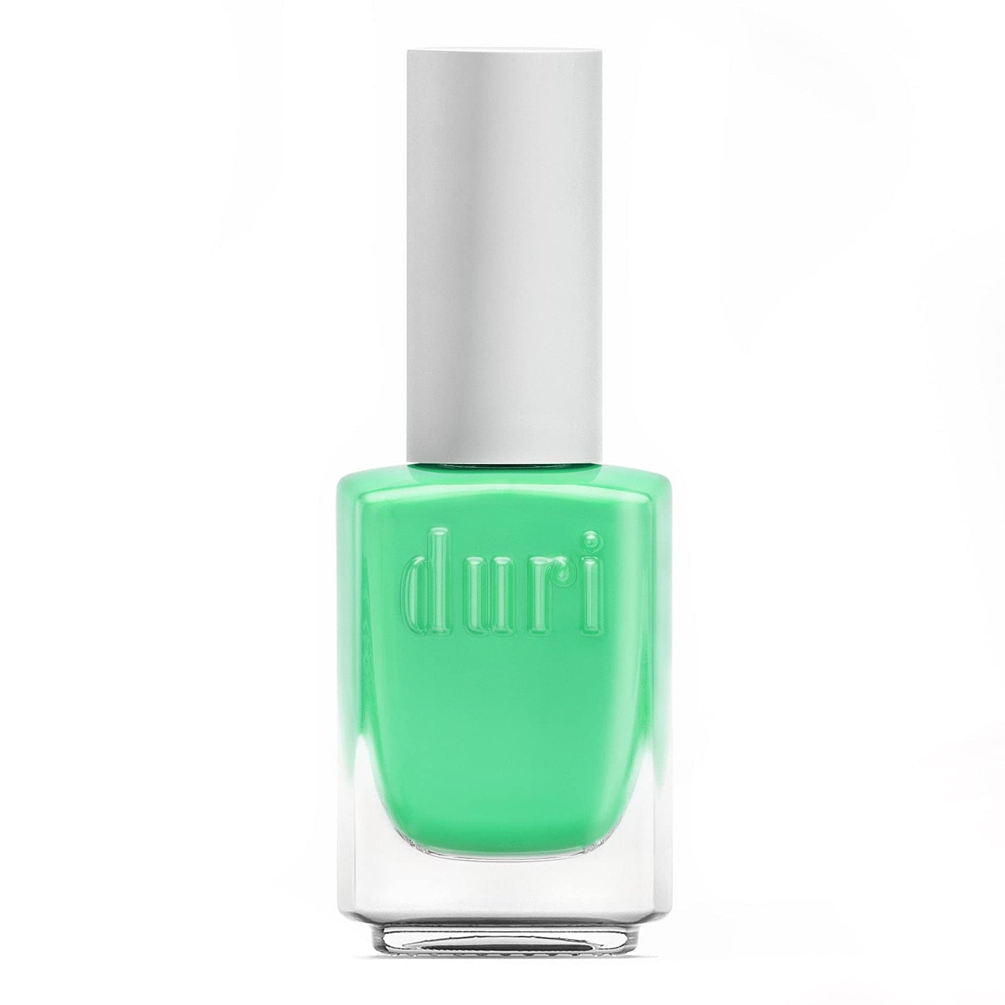 Duri Nail Polish, 102S Summer Rain, Pastel Mint Shade, Semi Matte Finish, Full Coverage, Quick Drying, 0.45 Fl Oz