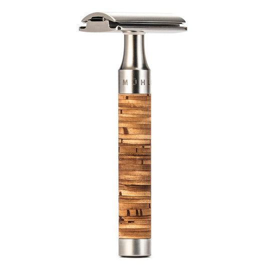 Mhle Rocca Stainless Steel Birch Bark Safety Razor