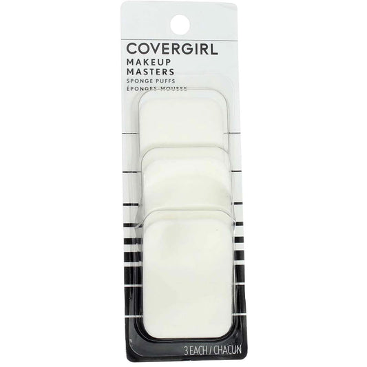 Covergirl Makeup Masters Sponge Puffs 3 Ea (Pack Of 6)