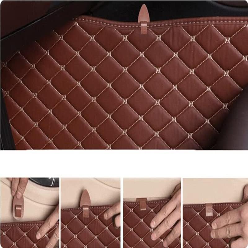 Custom All-Weather Protection Luxury Leather Floor Mats for Cars SUVs Trucks According Anti-Slip Leather Floor mats ﻿ (19,Purple)