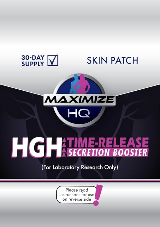 MAXIMIZE HQ H.G.H Patches - 8 Hour Time-Release - Supports Overall Well-Being - Gluten Free - Certified Vegan