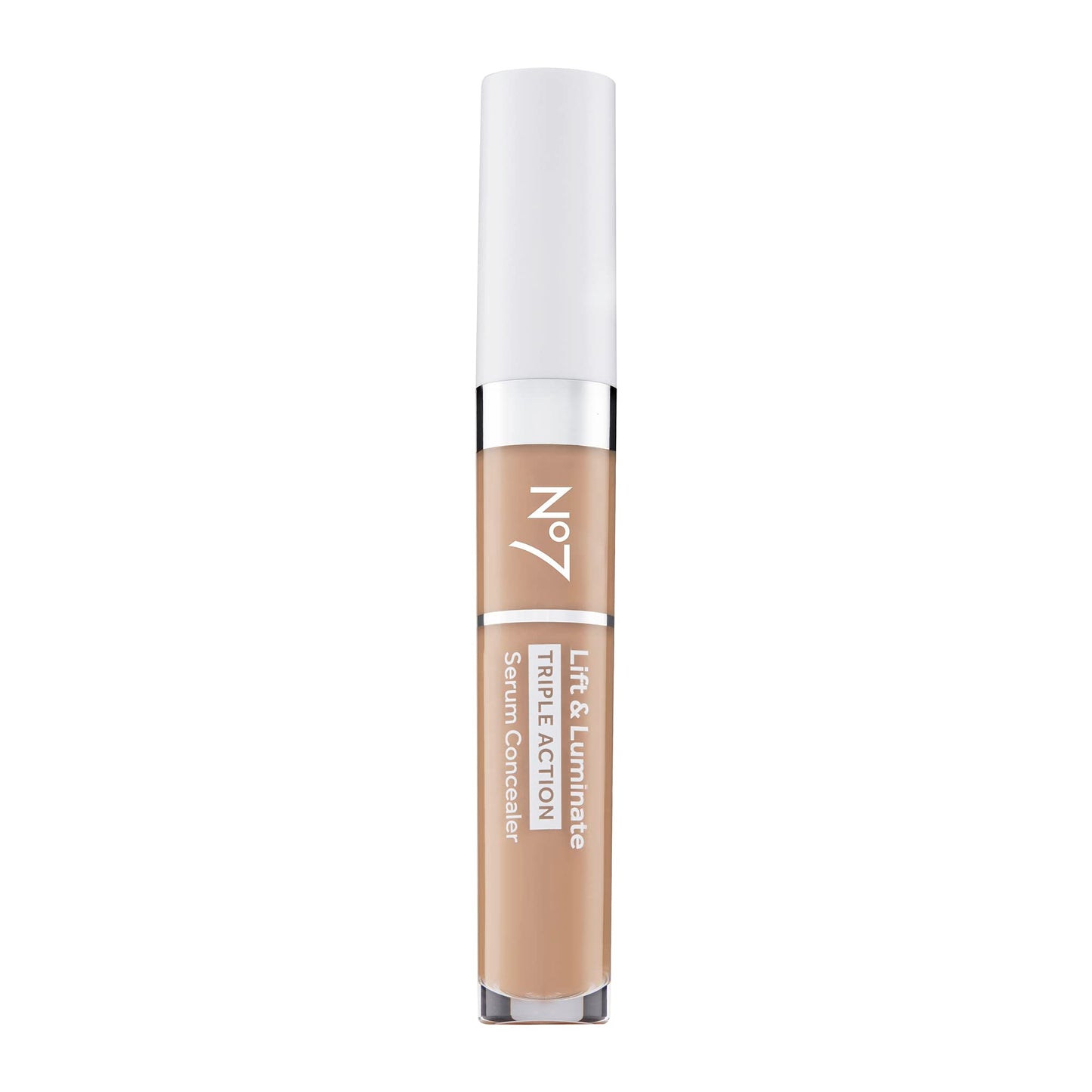 No7 Lift & Luminate Triple Action Serum Concealer - Medium - Anti Aging Liquid Concealer Makeup For Blemishes & Dark Circles - M