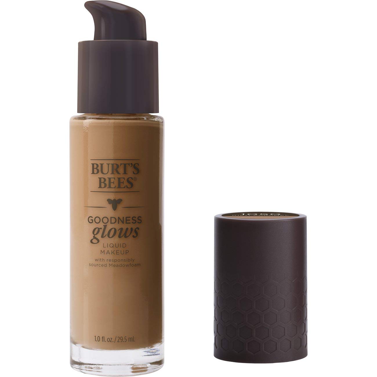 Burts Bees Goodness Glows Liquid Makeup, Rich Caramel - 1.0 Ounce (Pack Of 2)