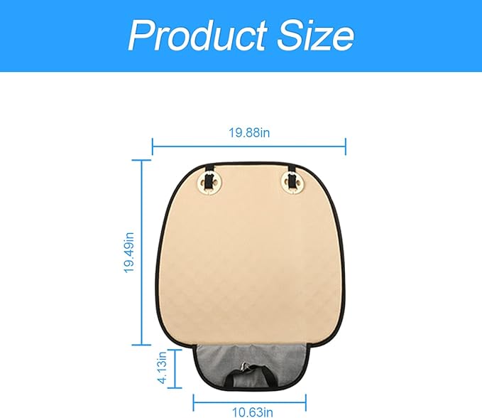 Moly Magnolia Car Seat Cover/Protector, Car Seat Cushion, Breathable, Comfort, Universal for Most Vehicles, Automotive Interior Seat Protector, Car Seat Cover for Men and Women (Black/Gold)