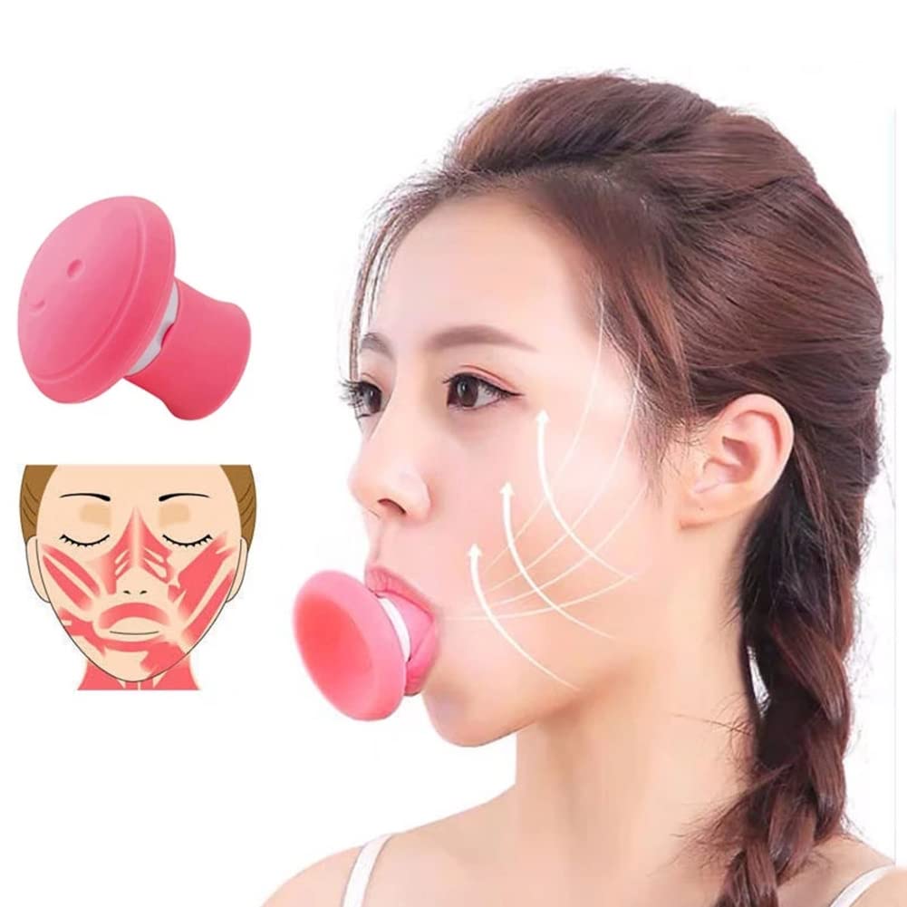 SURORAIN Face Exerciser, Facial Yoga for Skin Tighten Firm, Jaw Exerciser, Double Chin Breathing Exercise Device Jaw Face Slimme